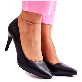 Sergio Leone Matt Pumps Stilettos Black Feliciana