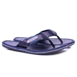 Mckeylor Navy Blue Ayumu light flip-flops