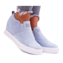 Women's Snekers Sneakers Lu Boo Slip Blue Kaori Women's Snekers Sneakers Lu Boo Slip Blue Kaori