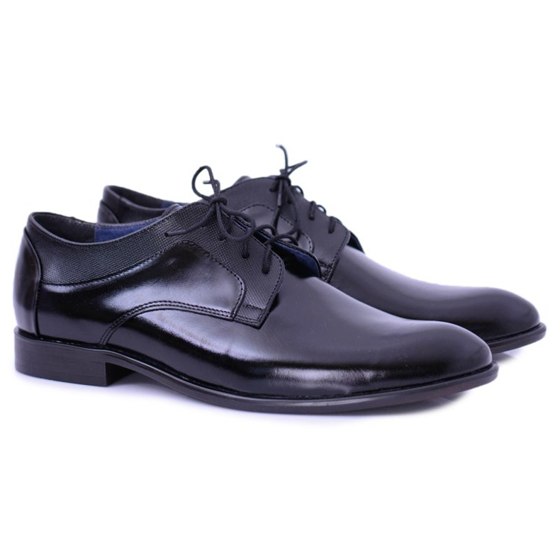 Bednarek Polish Shoes Men's Brogues Bednarek Elegant Leather Formal Shoes Black Maksim