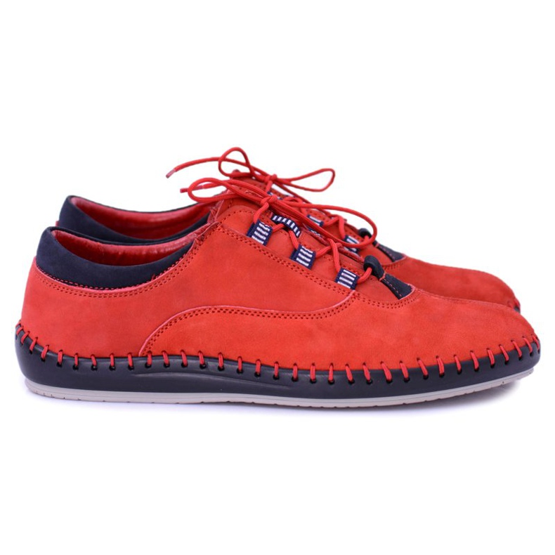 KENT Men's Leather Casual Shoes Red Bill KENT Men's Leather Casual Shoes Red Bill