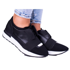 Lu Boo Women's Black Sport Shoes Madoni Lu Boo Women's Black Sport Shoes Madoni