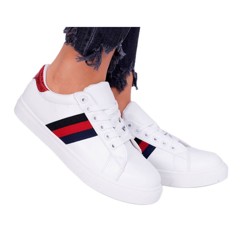 SEA Women's Sport Shoes With White And Red AceGu Belts SEA Women's Sport Shoes With White And Red AceGu Belts
