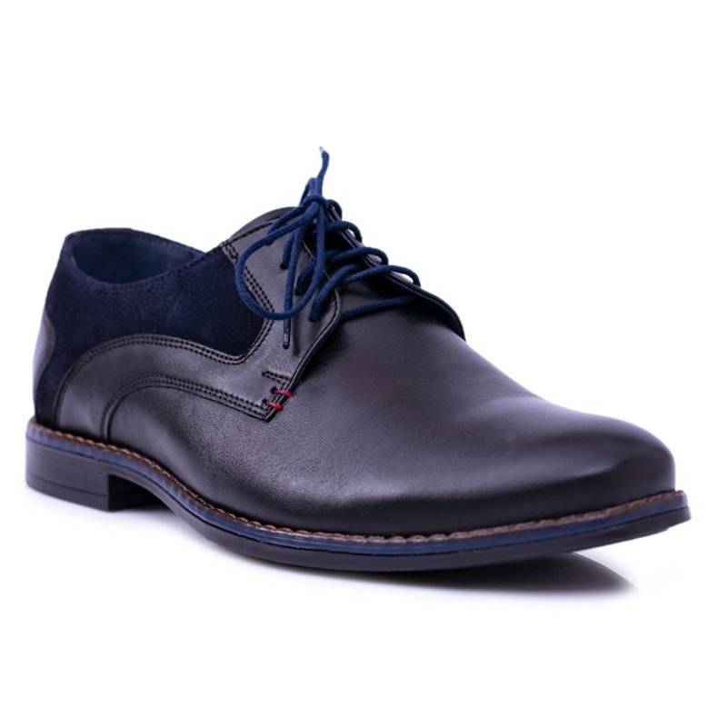 Nikopol Black Leather Men's Zinedine Shoes