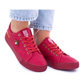 Big Star Women's Red Insulated Sneakers Sneakers Monocolor BB274052 Big Star Women's Red Insulated Sneakers Sneakers Monocolor BB274052