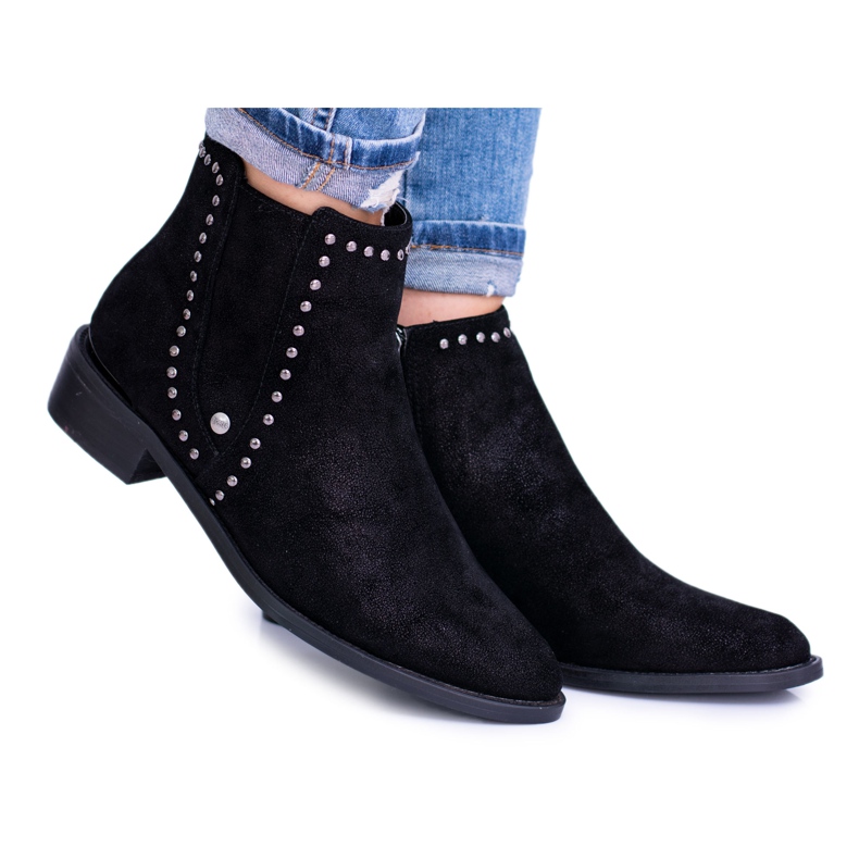 Big Star Black Women's Jodhpur boots BB274529