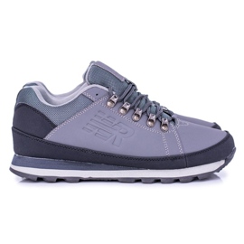 Solid Men's Gray Newlans Trekking Shoes grey Solid Men's Gray Newlans Trekking Shoes grey