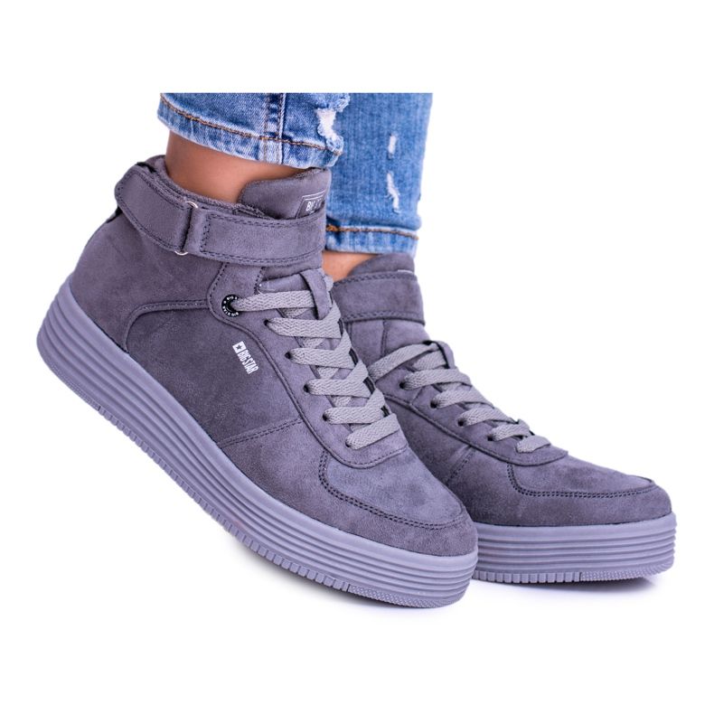 Big Star Gray Sneakers BB274645 grey