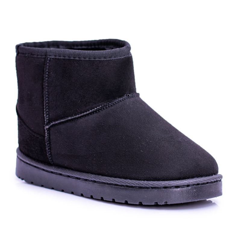 FRROCK Warm Black Children's Youth Snow Boots Gooby