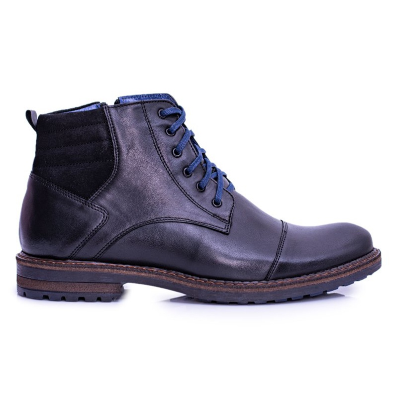 Nikopol Leather Men's Boots Black Ford Boots