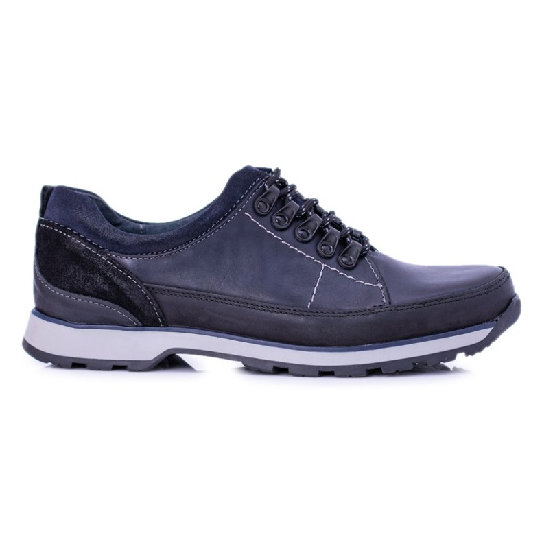 KOMODO Men's Brogues Navy Blue Outdoor Ivar2