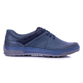 KOMODO Navy Blue Men's Casual Ventrillo shoes KOMODO Navy Blue Men's Casual Ventrillo shoes