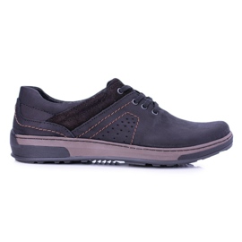 KOMODO Black Men's Casual Ventrillo shoes KOMODO Black Men's Casual Ventrillo shoes