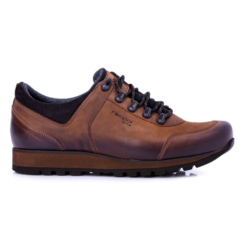Men's Trekking Brown Shoes Nikopol 1685