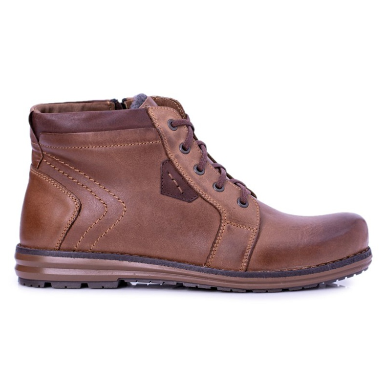 Polbut Men's Brown Warm Boots Verno