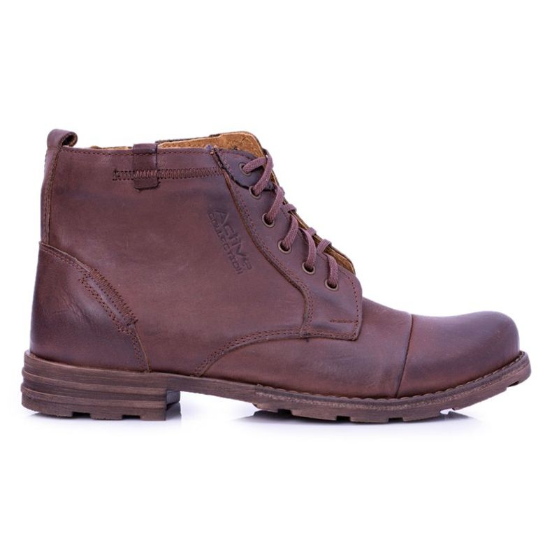 Polbut Men's Brown Warm Boots Mortale