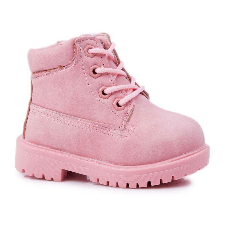 FRROCK Children's Trappers Boots Powder Pink Dexter