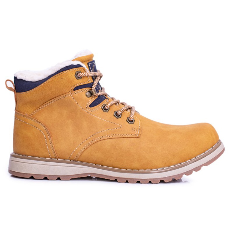 Vico Warm Men's Trekking Shoes With Camel Nuss Fleece brown