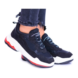 Moow Sponeto Black Women's Sport Shoes navy blue Moow Sponeto Black Women's Sport Shoes navy blue