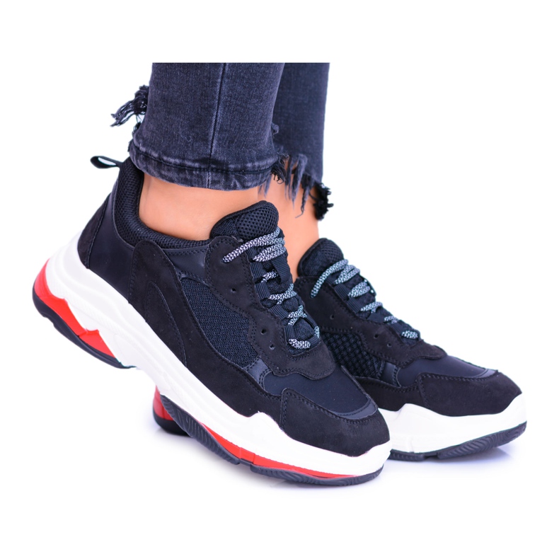 Moow Sponeto Black Women's Sport Shoes navy blue