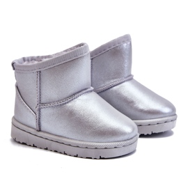 FRROCK Warm Children's Silver Snow Boots Scooby grey FRROCK Warm Children's Silver Snow Boots Scooby grey
