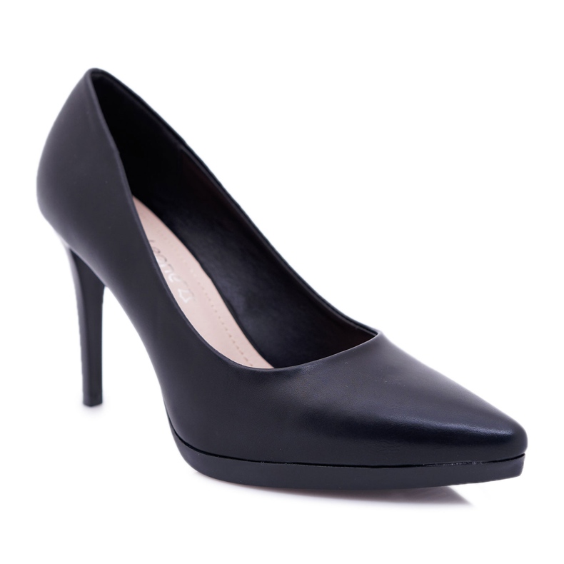 Women's Pumps Stilettos Sergio Leone Matte Black Misawu Women's Pumps Stilettos Sergio Leone Matte Black Misawu