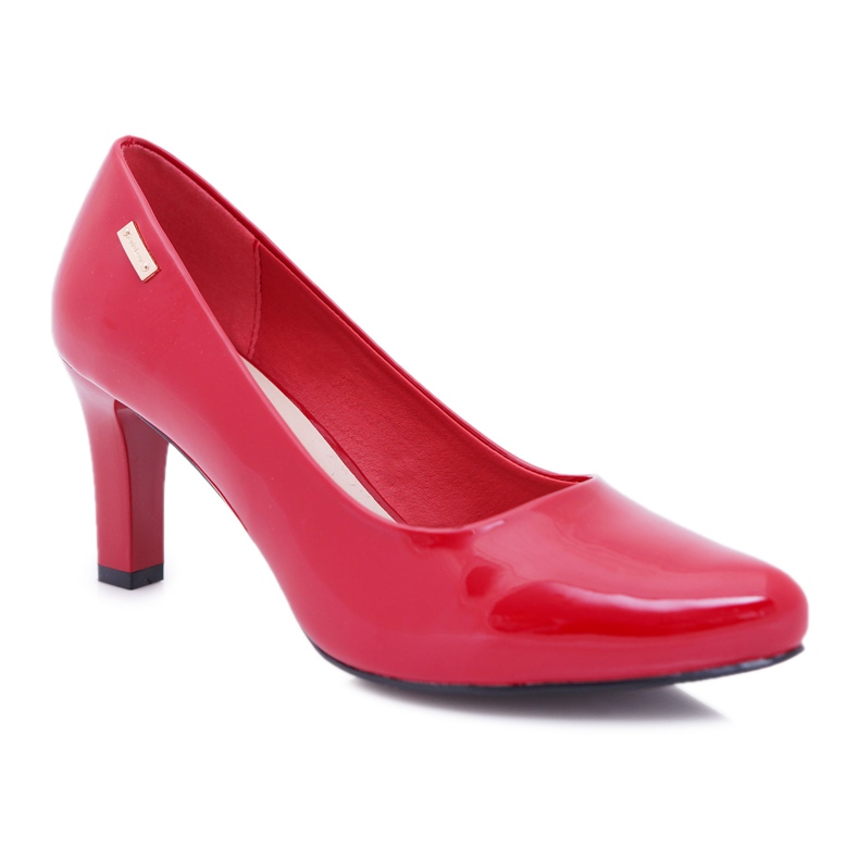 Women's pumps Sergio Leone Red Lacquered Orsola