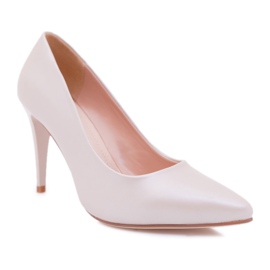 Sergio Leone Pearl Pumps Stilettos Nude Feliciana beige Sergio Leone Pearl Pumps Stilettos Nude Feliciana beige