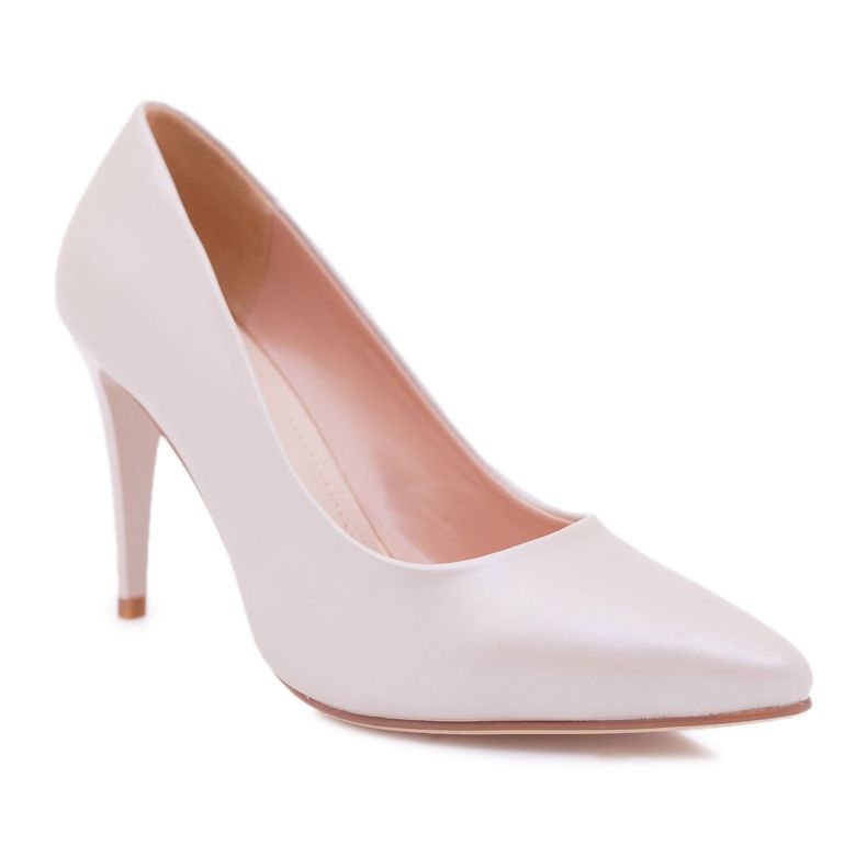Sergio Leone Pearl Pumps Stilettos Nude Feliciana beige Sergio Leone Pearl Pumps Stilettos Nude Feliciana beige
