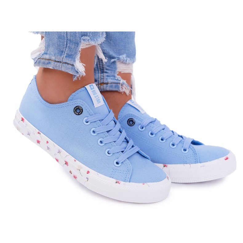 Women's Sneakers Low Big Star Blue DD274710