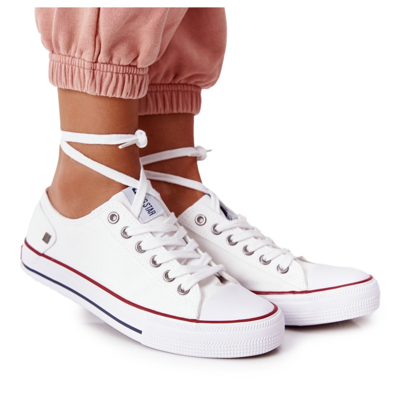 Women's Sneakers Big Star Rubber Toe White DD274336 Women's Sneakers Big Star Rubber Toe White DD274336
