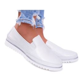 Women's Loafers Sergio Leone Silver Magento grey
