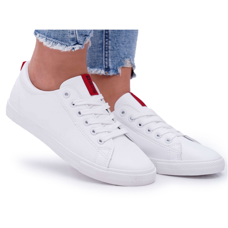 Women's Sneakers Big Star With A Belt White DD274685