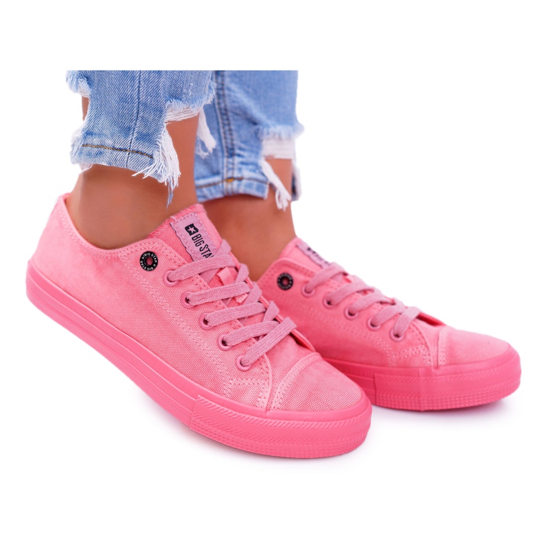 Women's Sneakers Big Star Pink DD274444 Women's Sneakers Big Star Pink DD274444
