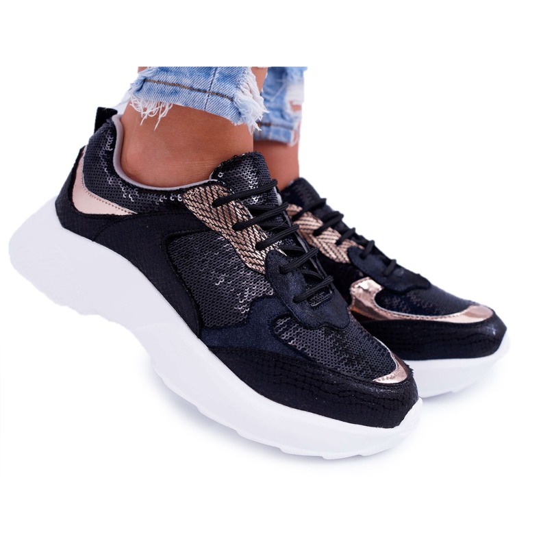 Moow Women's Sport Shoes Black Rendy yellow