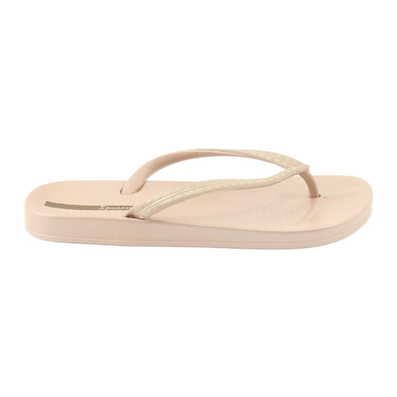 Ipanema 82763 beige flip-flops golden