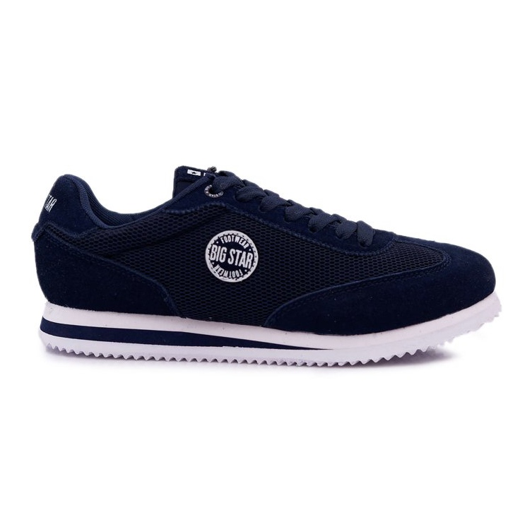 Men's Sport Shoes Big Star Navy Blue DD174087 Men's Sport Shoes Big Star Navy Blue DD174087