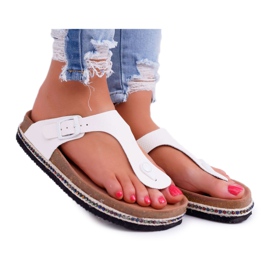 Women's White Flip-flops Big Star DD274130