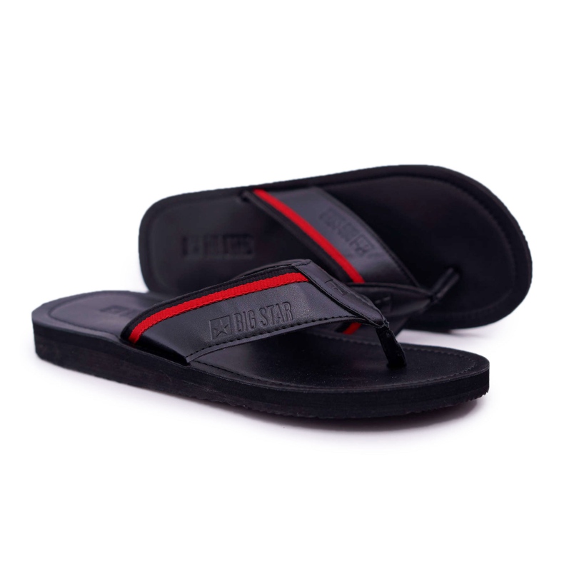 Men's Slippers Flip-flops Big Star Black DD174678