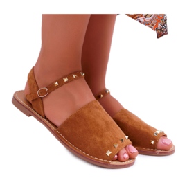 Women's Sandals Lu Boo Suede Camel Silena brown