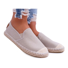 Women's Espadrilles Cross Jeans Gray DD2R4104 grey