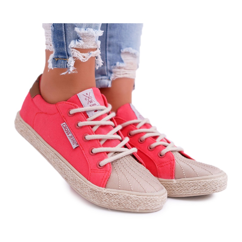 Women's Sneakers Cross Jeans Pink DD2R4096