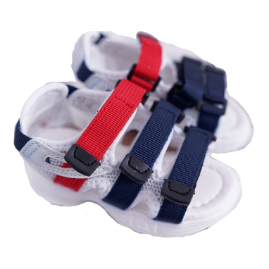 FRROCK Children's Sandals With Velcro For Girls Boys White Fima red navy blue FRROCK Children's Sandals With Velcro For Girls Boys White Fima red navy blue