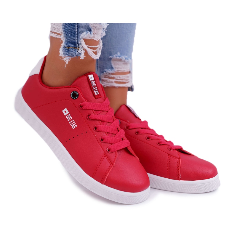 Women's Sneakers Big Star Red DD274220