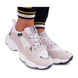 NFR Women's Sport Shoes Suede White Snake Skin Lollipop grey NFR Women's Sport Shoes Suede White Snake Skin Lollipop grey