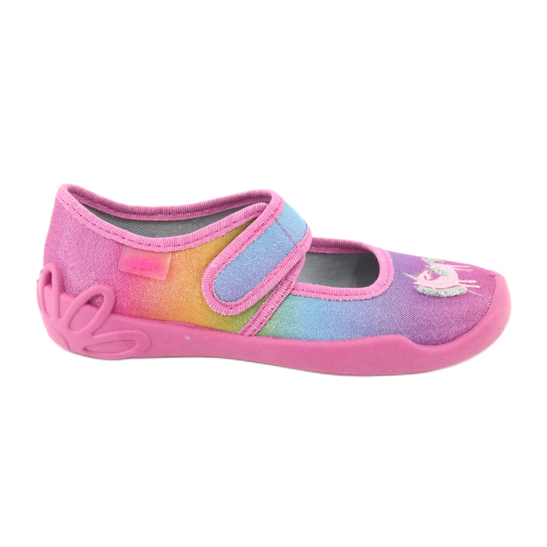 Befado children's shoes 123X048 blue pink grey yellow