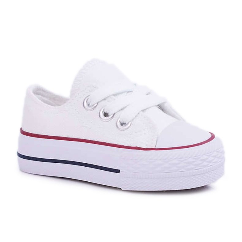FRROCK White Filemon children's classic sneakers
