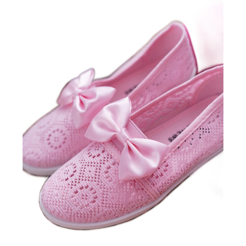 EVE Children's Youth Sneakers Lace Pink Dudi