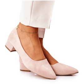 PS1 Classic Women's Pumps Suede Beige Rheya