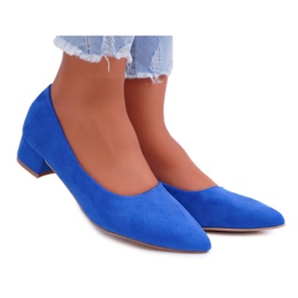 PS1 Classic Women's Pumps Suede Blue Rheya